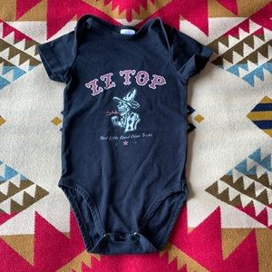 ZZ Top baby onesie
